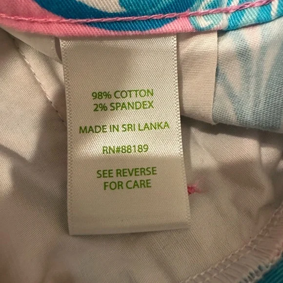 Lilly Pulitzer Buttercup Shorts Pelican Pink Beat the Heat Shorts Size 14 GUC - Picture 6 of 7
